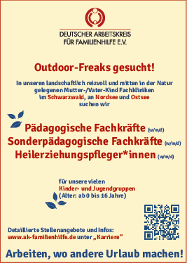 Outdoor-Freaks gesucht!